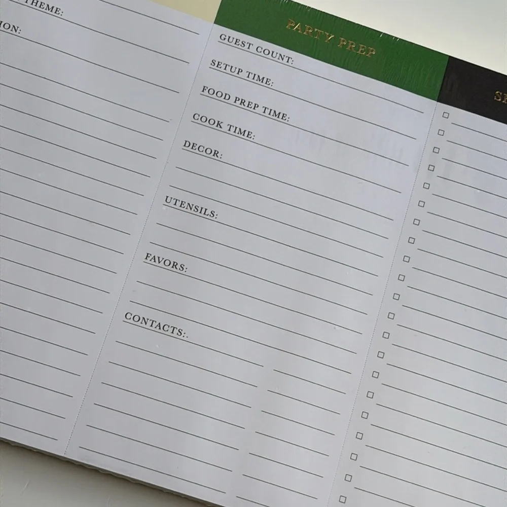Kate Spade LIMITED EDITION x Target Undated Party Planning Notepad